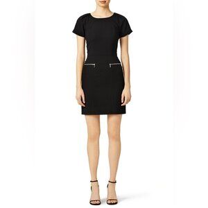 Of Mercer Black Thompson Elegant Black Short Sleeve Dress